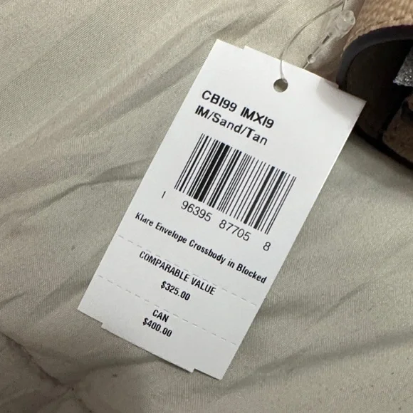 NEW COACH ENVELOPE CROSSBODY PURSE (color:Sand/tan) - Picture 6 of 11